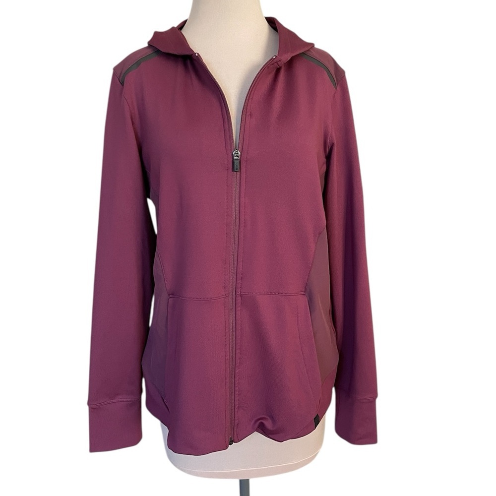 5.11 Tactical Women's Selma Full Zip Hoodie Jacket in Burgundy, Size Large EUC